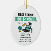 Sieraad voor het eerste jaar van de middelbare sch keramisch ornament (Rechts)
