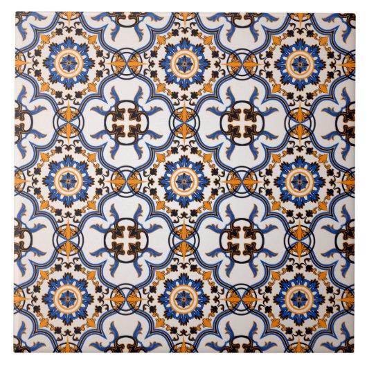  sieraardewerk van het patroonpatroon tegeltje (Voorkant)