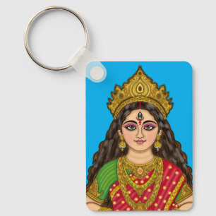 Sieradegodinnen Durga-sleutelhanger Sleutelhanger