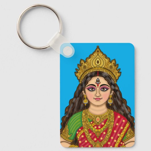 Sieradegodinnen Durga-sleutelhanger Sleutelhanger (Voorkant)