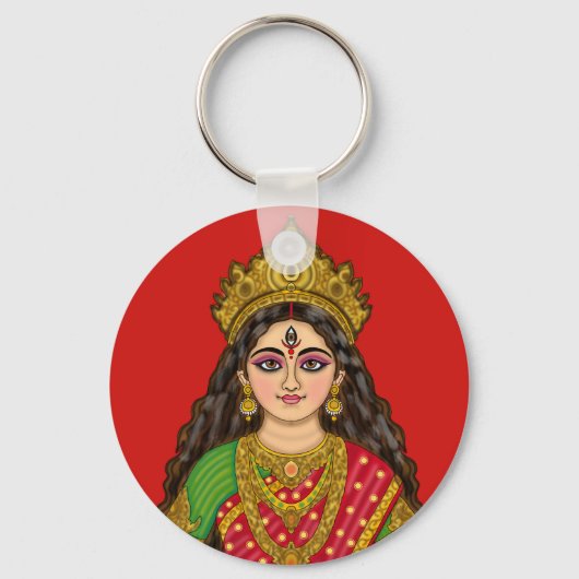 Sieradegodinnen Durga-sleutelhanger Sleutelhanger (Voorkant)