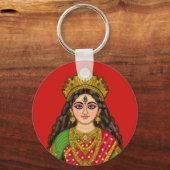 Sieradegodinnen Durga-sleutelhanger Sleutelhanger (Voorkant)