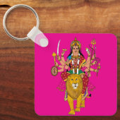 Sieradegodinnen Durga-sleutelhanger Sleutelhanger (Voorkant)