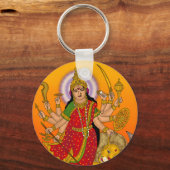 Sieradelsleutel van Godin Durga Sleutelhanger (Voorkant)