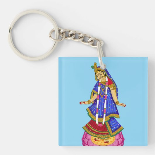 Sieradelsleutel van Godin Radha Sleutelhanger (voorkant)