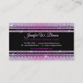 Sieraden Aangepaste Logo Visitekaartje (Achterkant)