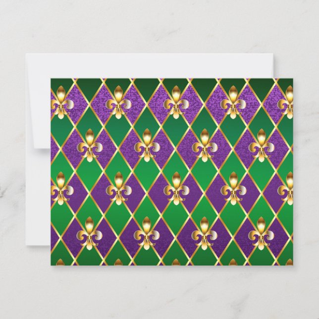 Sieraden Achtergrond Mardi Gras (Voorkant)