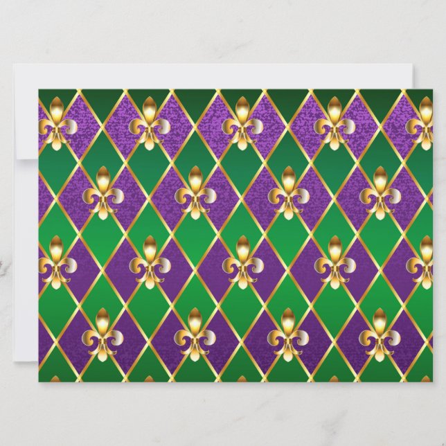Sieraden Achtergrond Mardi Gras (Voorkant)