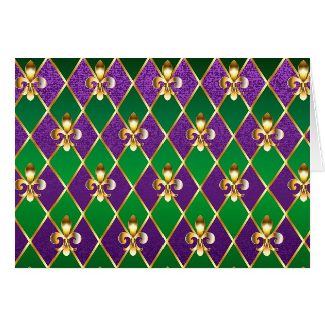 Sieraden Achtergrond Mardi Gras (Voorkant Horizontaal)
