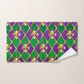 Sieraden Achtergrond Mardi Gras Bad Handdoek (Handdoek)