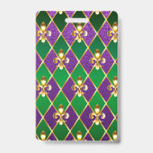 Sieraden Achtergrond Mardi Gras Badge (Achterkant)