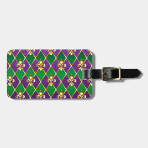 Sieraden Achtergrond Mardi Gras Bagagelabel