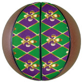 Sieraden Achtergrond Mardi Gras Basketbal (Verticaal)