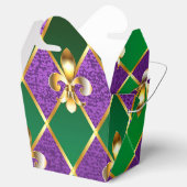 Sieraden Achtergrond Mardi Gras Bedankdoosjes (Geopend)