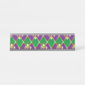 Sieraden Achtergrond Mardi Gras Bureau Naambordje (Voorkant)
