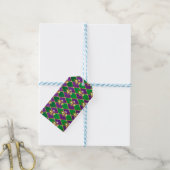 Sieraden Achtergrond Mardi Gras Cadeaulabel (Met Touw)