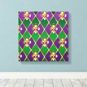 Sieraden Achtergrond Mardi Gras Canvas Afdruk (Insitu (Houten vloer))