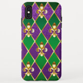Sieraden Achtergrond Mardi Gras Case-Mate iPhone Case (Achterkant)