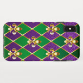 Sieraden Achtergrond Mardi Gras Case-Mate iPhone Case (Achterkant (horizontaal))
