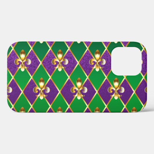 Sieraden Achtergrond Mardi Gras Case-Mate iPhone Case (Achterkant (horizontaal))
