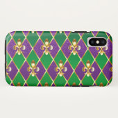 Sieraden Achtergrond Mardi Gras Case-Mate iPhone Case (Achterkant (horizontaal))