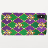 Sieraden Achtergrond Mardi Gras Case-Mate iPhone Case (Achterkant (horizontaal))