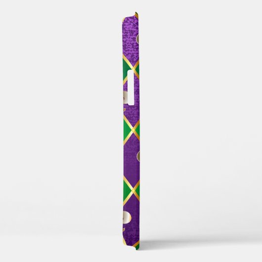 Sieraden Achtergrond Mardi Gras Case-Mate iPhone Case (Achterkant / Rechts)