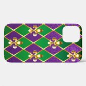 Sieraden Achtergrond Mardi Gras Case-Mate iPhone Case (Achterkant (horizontaal))