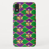 Sieraden Achtergrond Mardi Gras Case-Mate iPhone Case (Achterkant)