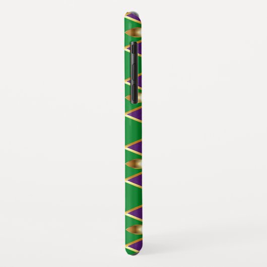 Sieraden Achtergrond Mardi Gras Case-Mate iPhone Case (Achterkant/links)