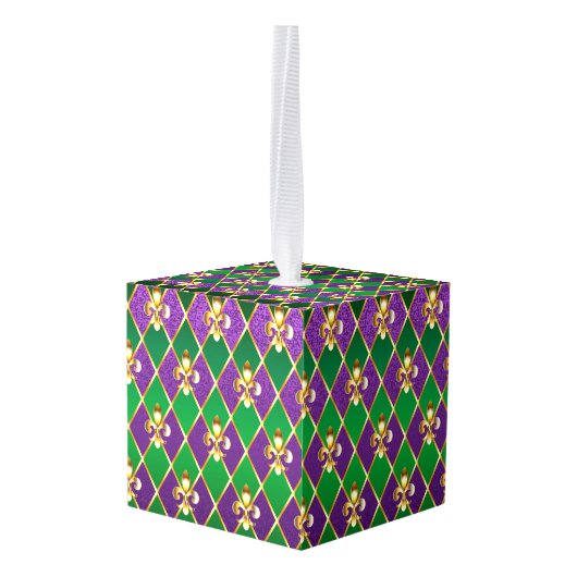 Sieraden Achtergrond Mardi Gras Decoratie (Achter hoekig)