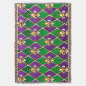 Sieraden Achtergrond Mardi Gras Deken (Voorkant Verticaal)