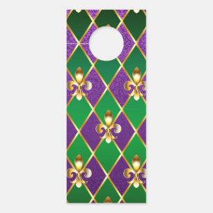 Sieraden Achtergrond Mardi Gras Deurhanger