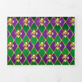 Sieraden Achtergrond Mardi Gras Drieluik Aankondiging (Cover)