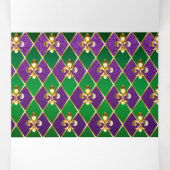 Sieraden Achtergrond Mardi Gras Drieluik Aankondiging (Binnenkant midden)