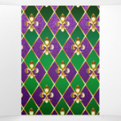Sieraden Achtergrond Mardi Gras Drieluik Aankondiging (Binnenkant midden)