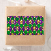 Sieraden Achtergrond Mardi Gras Etiket (Insitu)
