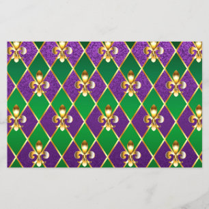 Sieraden Achtergrond Mardi Gras Flyer