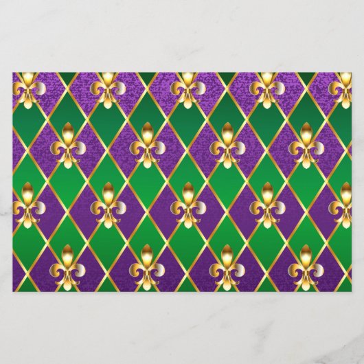 Sieraden Achtergrond Mardi Gras Flyer (Voorkant)