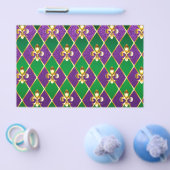 Sieraden Achtergrond Mardi Gras Flyer (Enkel)