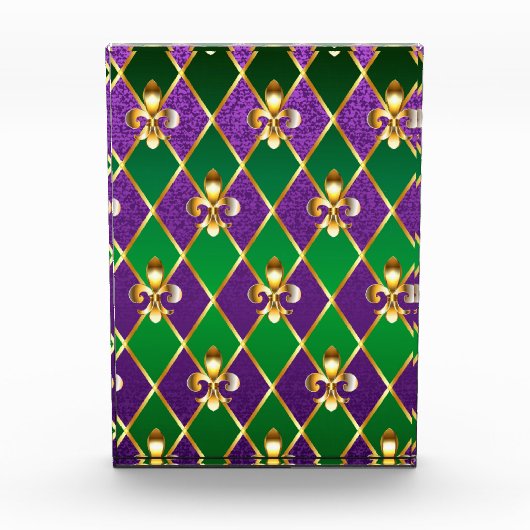 Sieraden Achtergrond Mardi Gras Fotoblokken (Voorkant)