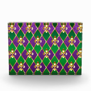 Sieraden Achtergrond Mardi Gras Fotoblokken