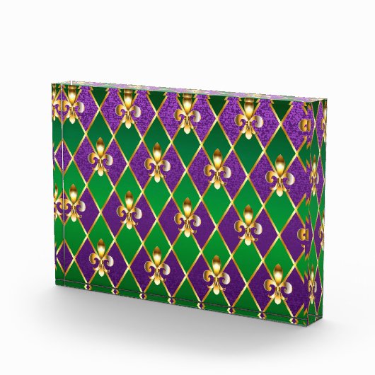 Sieraden Achtergrond Mardi Gras Fotoblokken (Rechts)