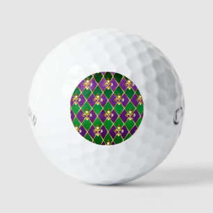 Sieraden Achtergrond Mardi Gras Golfballen