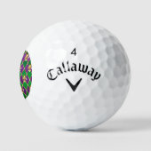 Sieraden Achtergrond Mardi Gras Golfballen (Logo)