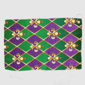 Sieraden Achtergrond Mardi Gras Golfhanddoek (Horizontaal)