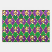 Sieraden Achtergrond Mardi Gras Inpakpapier Vel (Voorkant)