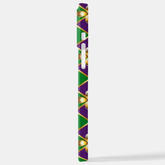 Sieraden Achtergrond Mardi Gras iPhone Hoesje (Linkerkant)