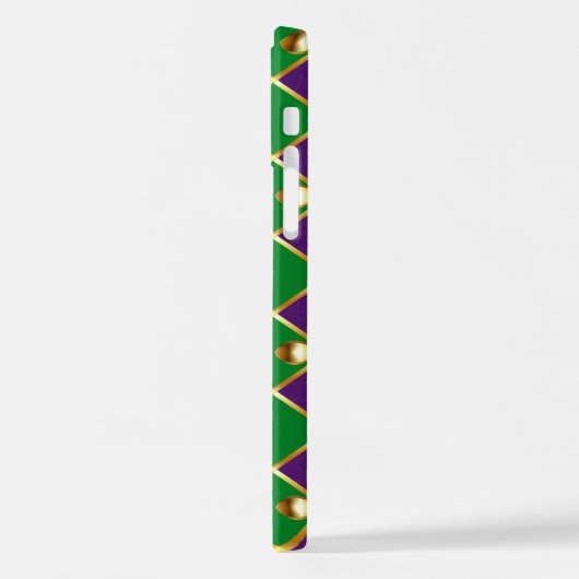 Sieraden Achtergrond Mardi Gras iPhone Hoesje (Linkerkant)