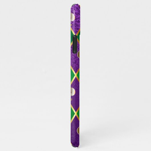 Sieraden Achtergrond Mardi Gras iPhone Hoesje (Rechterkant)